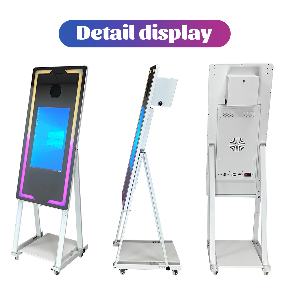 Touch Screen Photobooth Portable 40 65 inch Mirror magic Photo Booth Machine For Wedding Party Activity Touch Screen Photobooth Portable 40 65 inch Mirror magic Photo Booth Machine For Wedding Party Activity