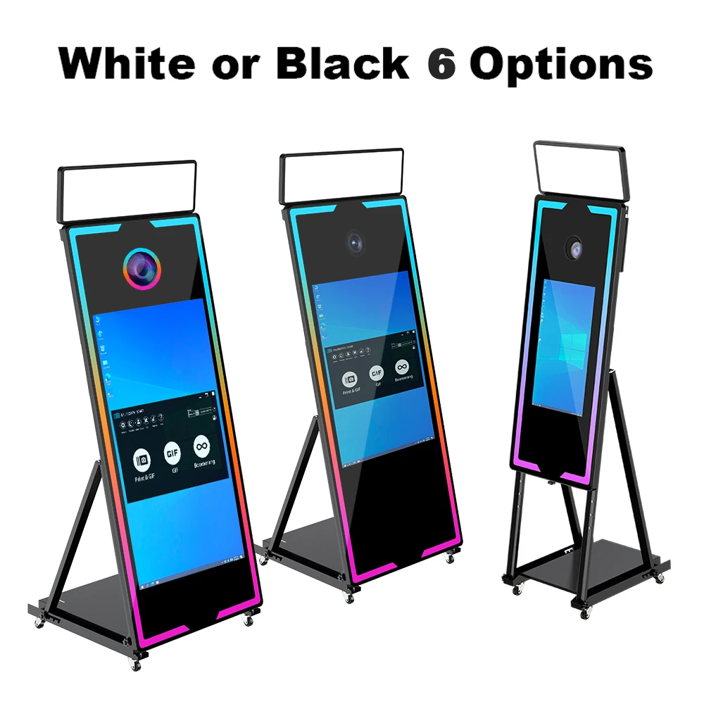 Touch Screen Photobooth Portable 40 65 inch Mirror magic Photo Booth Machine For Wedding Party Activity Touch Screen Photobooth Portable 40 65 inch Mirror magic Photo Booth Machine For Wedding Party Activity