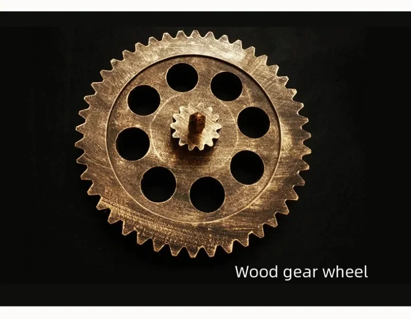 Vintage Loft Pendant Lamps Gear Clain Lights Water Pipe Arm Bar Restaurant Industry Wind Cafe Living Room Dining  Stair Lamp