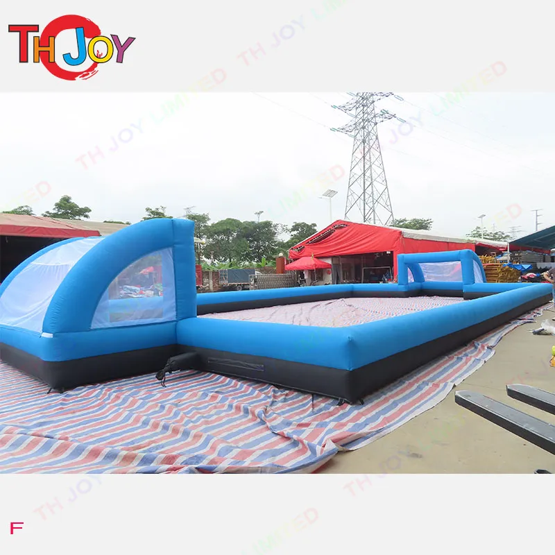 Air Luxe Kids Inflatable Soccer Fields MultiSize Options: 12x6m 15x8m 20x10m Football Arenas