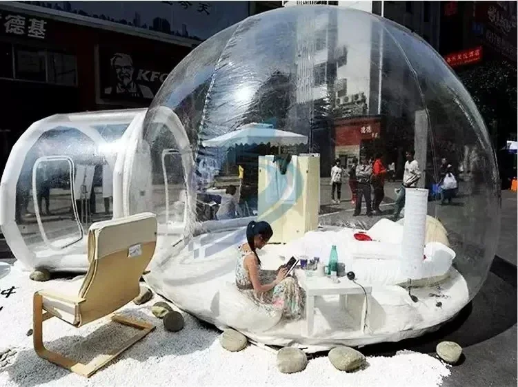 Inflatable Bubble House for Party Supplies,Outdoor Wedding Decor,Kids Birthday Party amusement park, Transparent Bubble Dome