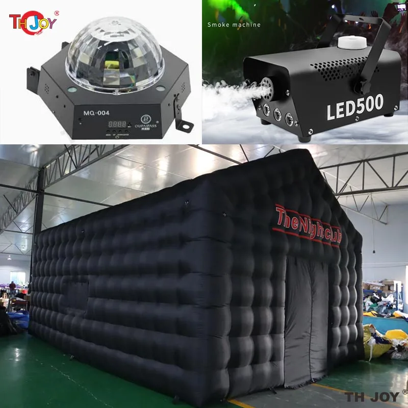7x5m Disco Light N Fog Machine Black Cube Blow Up Bar Tent Inflatable Nightclub Portable Inflatable Party Tent Free Air Shipping 7x5m Disco Light N Fog Machine Black Cube Blow Up Bar Tent Inflatable Nightclub Portable Inflatable Party Tent Free Air Shipping