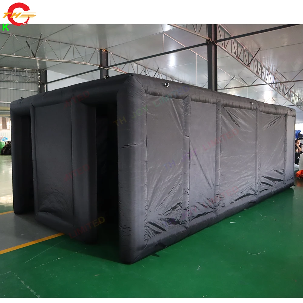 Commercial 9x4m Inflatable Halloween Maze Tag Popular Inflatable Haunt House Arena labyrinth Carnival Sport Game for Sale