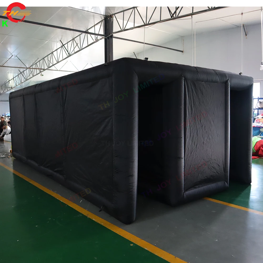 Commercial 9x4m Inflatable Halloween Maze Tag Popular Inflatable Haunt House Arena labyrinth Carnival Sport Game for Sale