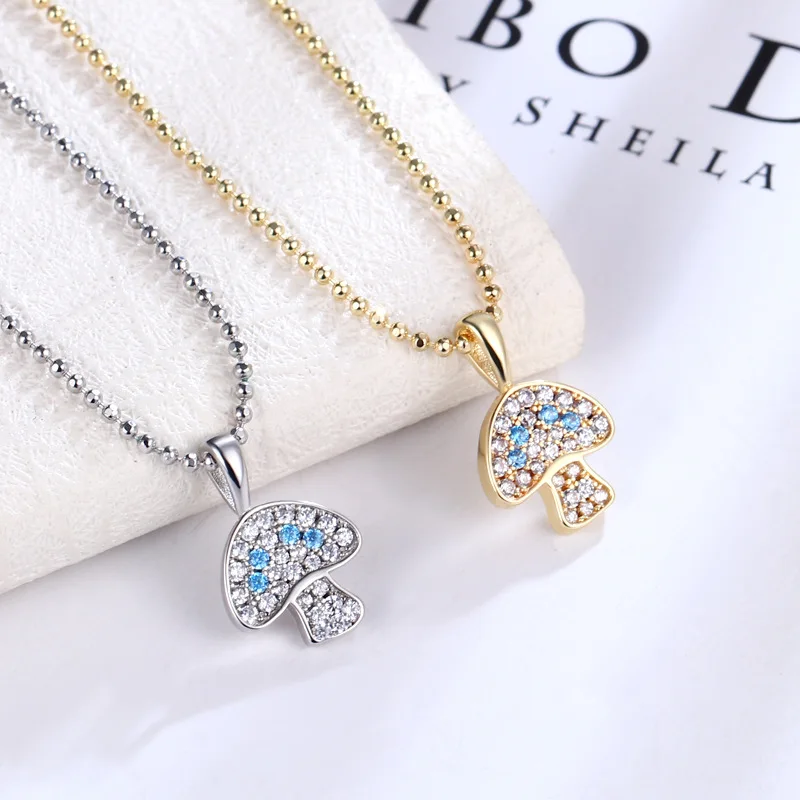 Makersland Unique Mushroom Necklace For Women Cute Mushroom Pendant Jewelry Gifts Fashion Chain Necklaces For Girls Wholesale Makersland Unique Mushroom Necklace For Women Cute Mushroom Pendant Jewelry Gifts Fashion Chain Necklaces For Girls Wholesale