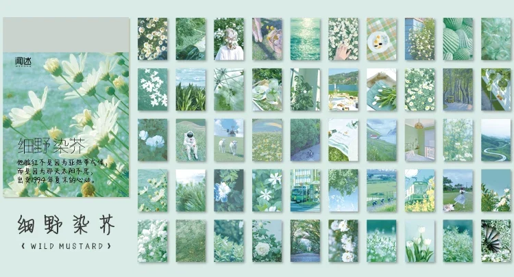 366pcs Scrapbook Paper Craft Vintage Scrapbooking Paper Art Junk Journal Supplies Deco Sticker Natural Collection Material Paper