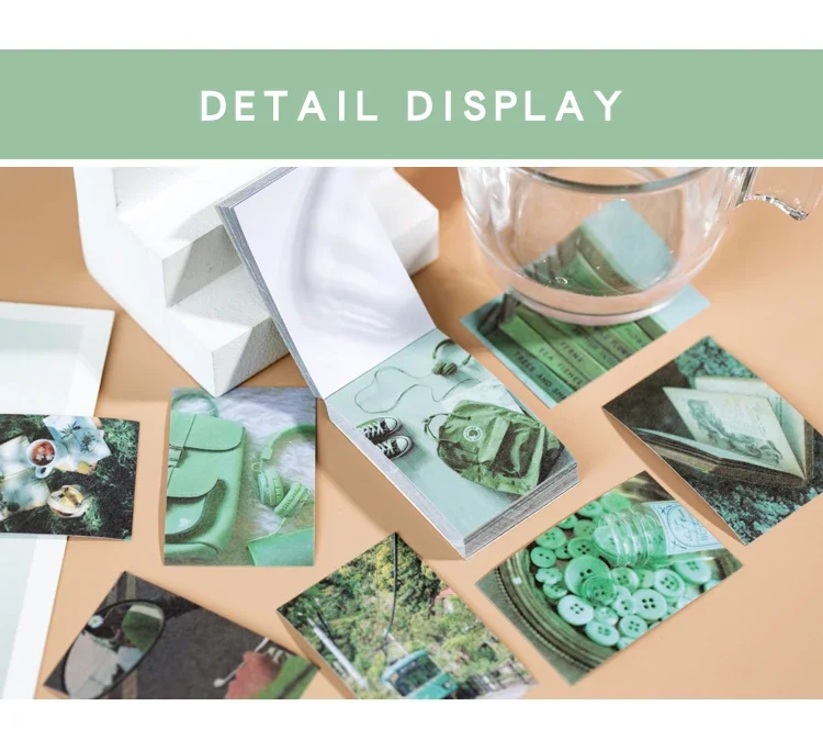 366pcs Scrapbook Paper Craft Vintage Scrapbooking Paper Art Junk Journal Supplies Deco Sticker Natural Collection Material Paper