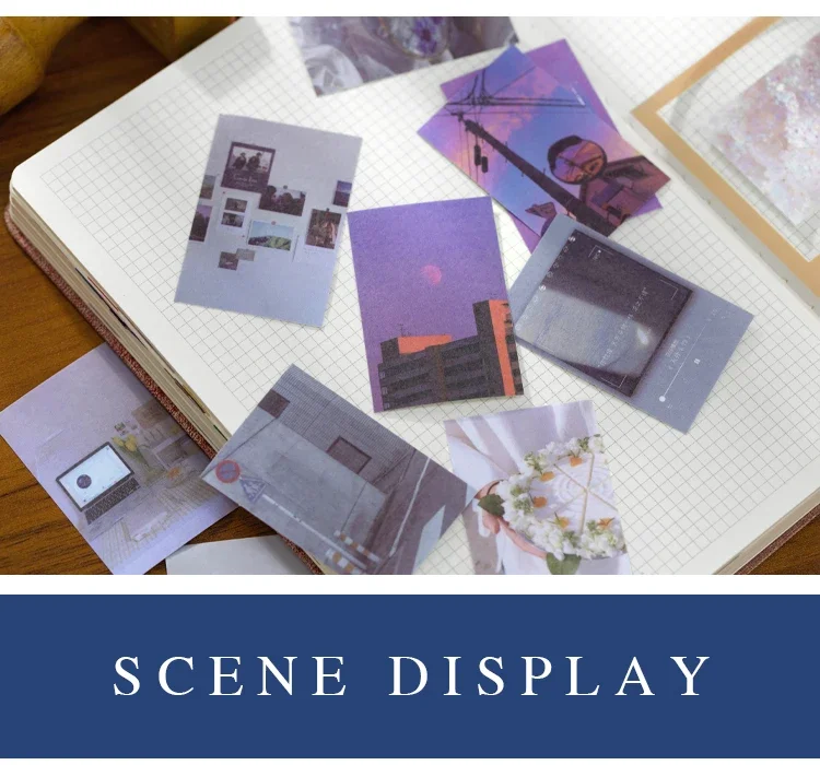 366pcs Scrapbook Paper Craft Vintage Scrapbooking Paper Art Junk Journal Supplies Deco Sticker Natural Collection Material Paper