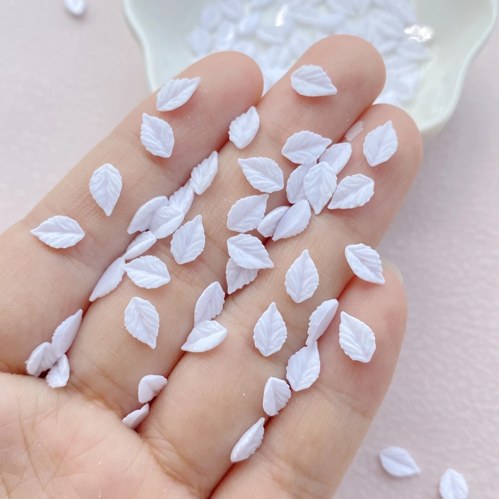 200Pcs New Cute Resin Mini Small Leaves Flatback Jewelry Making Manicure Hairwear Accessories 200Pcs New Cute Resin Mini Small Leaves Flatback Jewelry Making Manicure Hairwear Accessories
