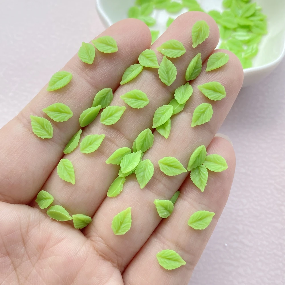 200Pcs New Cute Resin Mini Small Leaves Flatback Jewelry Making Manicure Hairwear Accessories 200Pcs New Cute Resin Mini Small Leaves Flatback Jewelry Making Manicure Hairwear Accessories