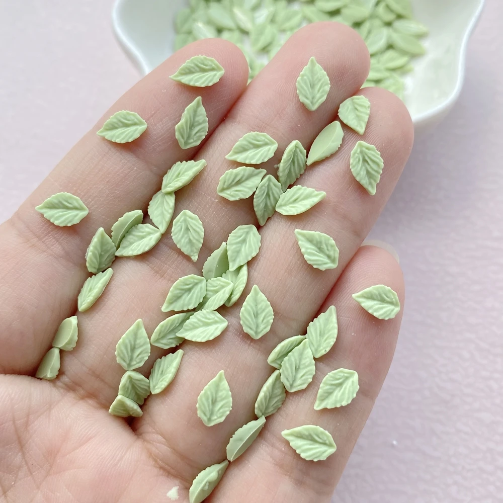 200Pcs New Cute Resin Mini Small Leaves Flatback Jewelry Making Manicure Hairwear Accessories 200Pcs New Cute Resin Mini Small Leaves Flatback Jewelry Making Manicure Hairwear Accessories