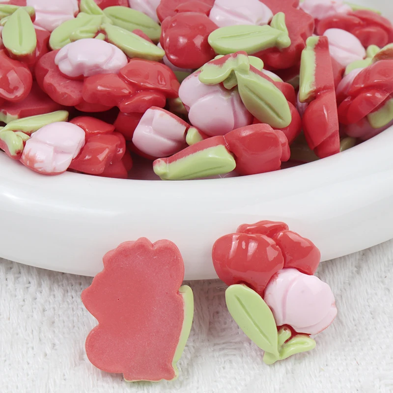 10/100PCS Rural Mushroom Series Children Resin Craft Ornament DIY Jewelry Decor Accessories Art Handwork Flatback Patch Material