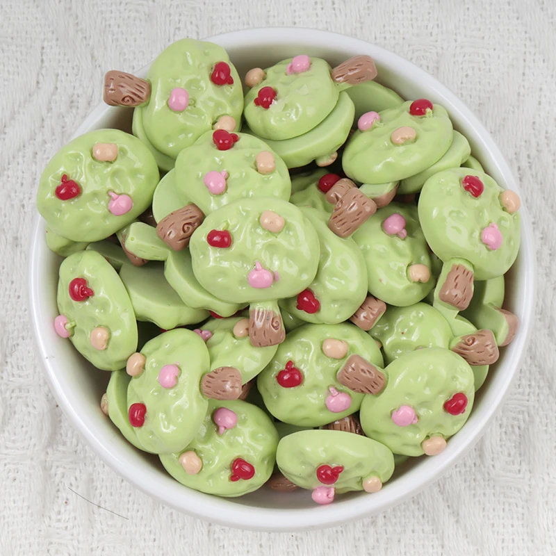 10/100PCS Rural Mushroom Series Children Resin Craft Ornament DIY Jewelry Decor Accessories Art Handwork Flatback Patch Material