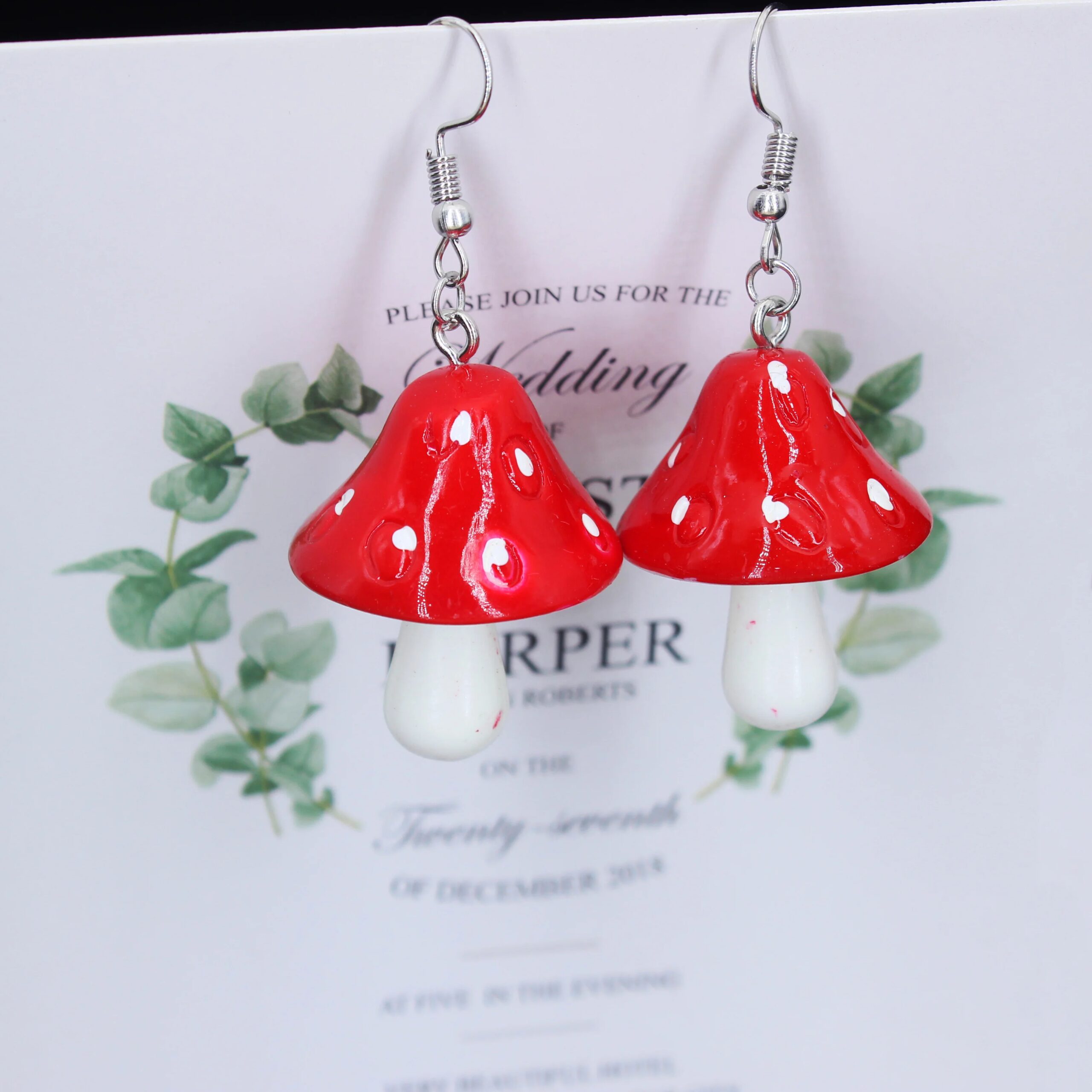 Cute Acrylic Mushroom Earrings for Girl Women Colorful Drop Earring Children Jewelry Birthday Gift Cute Acrylic Mushroom Earrings for Girl Women Colorful Drop Earring Children Jewelry Birthday Gift