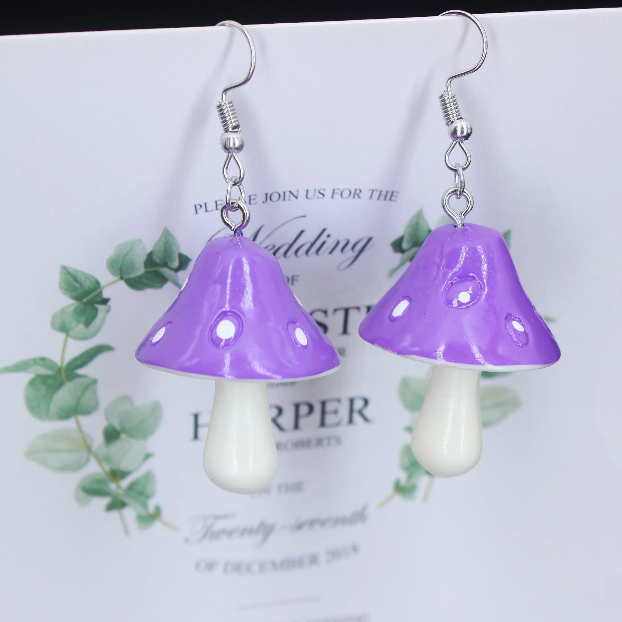 Cute Acrylic Mushroom Earrings for Girl Women Colorful Drop Earring Children Jewelry Birthday Gift Cute Acrylic Mushroom Earrings for Girl Women Colorful Drop Earring Children Jewelry Birthday Gift