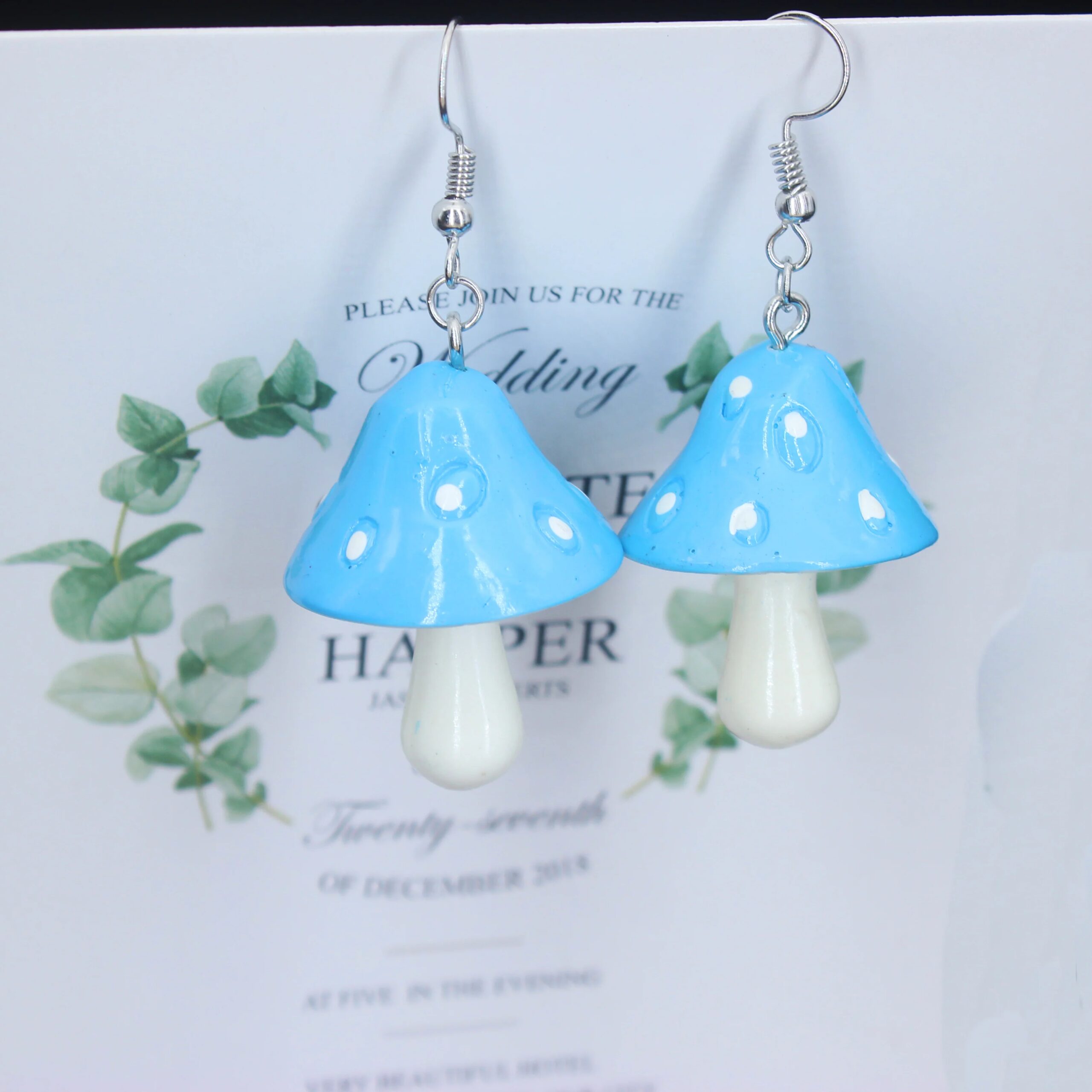 Cute Acrylic Mushroom Earrings for Girl Women Colorful Drop Earring Children Jewelry Birthday Gift Cute Acrylic Mushroom Earrings for Girl Women Colorful Drop Earring Children Jewelry Birthday Gift