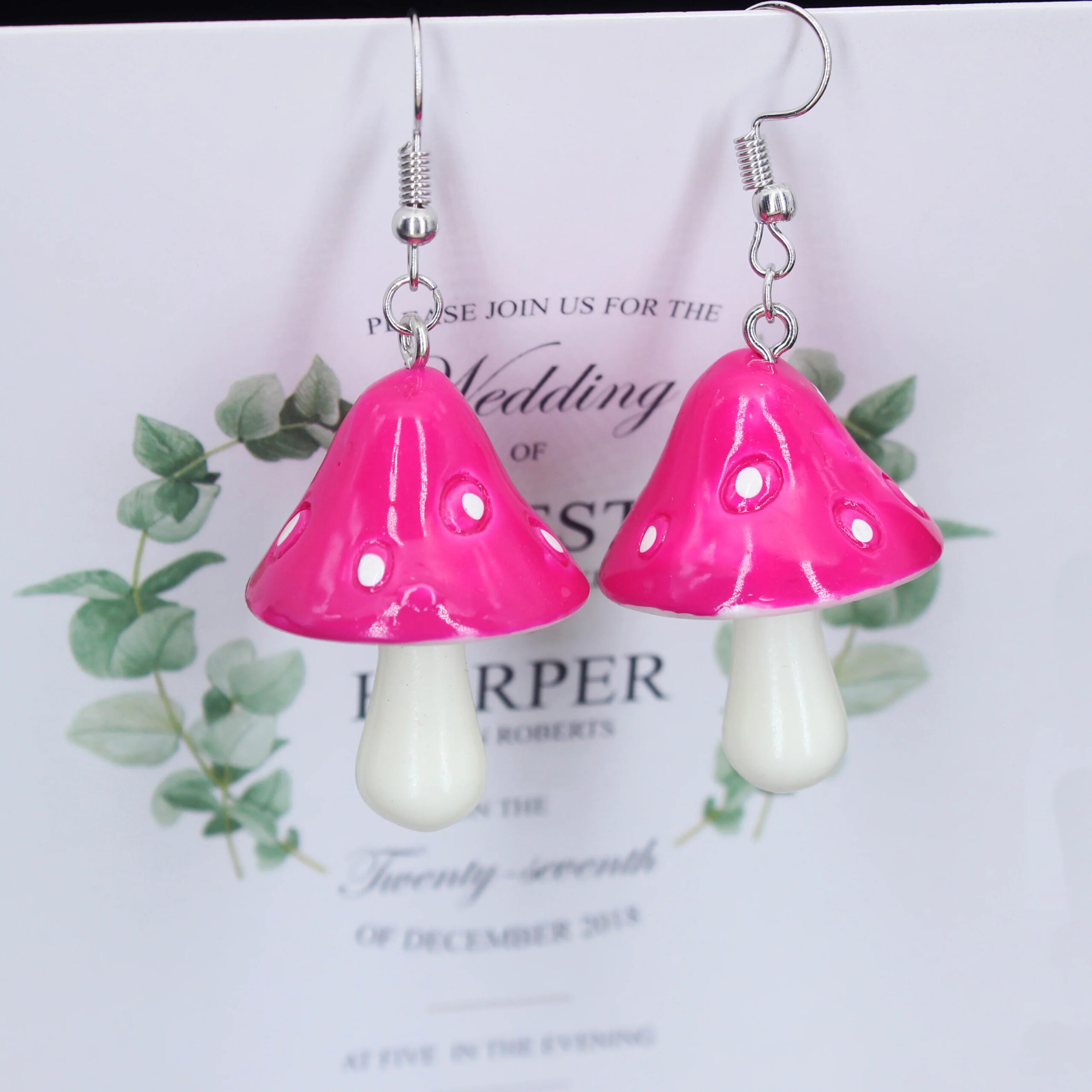 Cute Acrylic Mushroom Earrings for Girl Women Colorful Drop Earring Children Jewelry Birthday Gift Cute Acrylic Mushroom Earrings for Girl Women Colorful Drop Earring Children Jewelry Birthday Gift