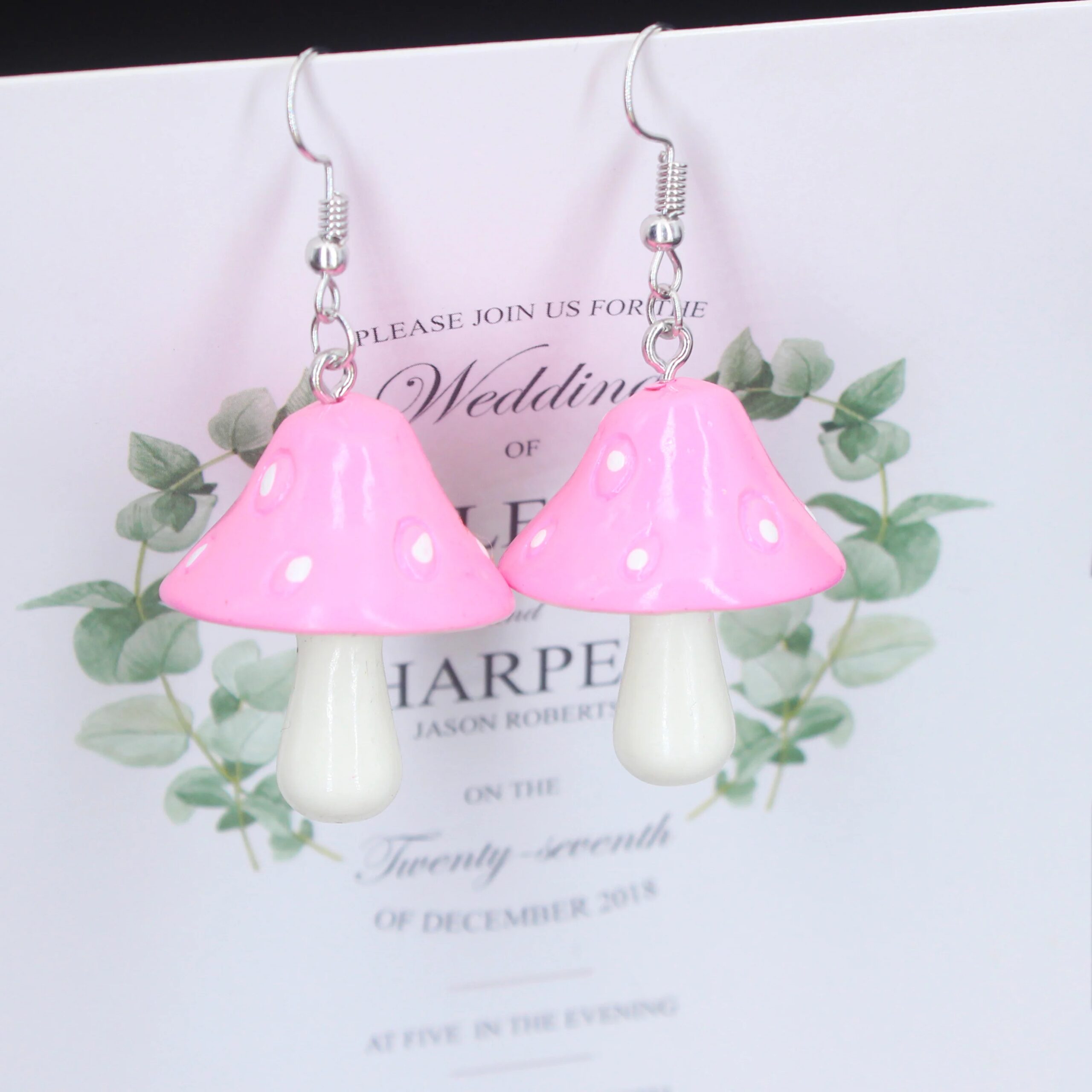 Cute Acrylic Mushroom Earrings for Girl Women Colorful Drop Earring Children Jewelry Birthday Gift Cute Acrylic Mushroom Earrings for Girl Women Colorful Drop Earring Children Jewelry Birthday Gift