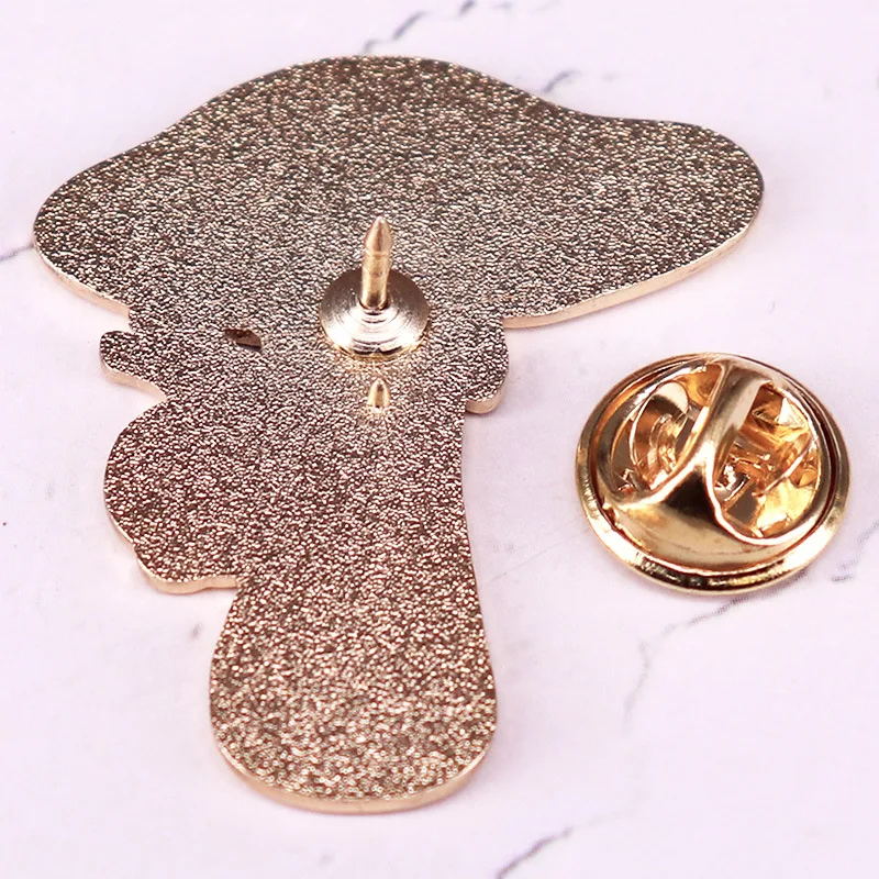 Mushroom Snail Enamel Pin Fashion Cartoon Badge Mushroom Snail Enamel Pin Fashion Cartoon Badge