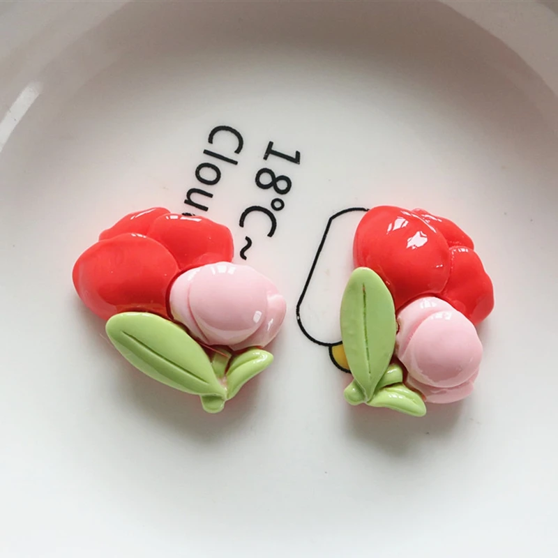 10Pcs New Cute Fruit Trees, Mushrooms, Flowers Series Resin Flatback Ornament Jewelry Making Manicure Hairwear Accessorie 10Pcs New Cute Fruit Trees, Mushrooms, Flowers Series Resin Flatback Ornament Jewelry Making Manicure Hairwear Accessorie