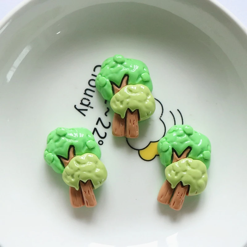 10Pcs New Cute Fruit Trees, Mushrooms, Flowers Series Resin Flatback Ornament Jewelry Making Manicure Hairwear Accessorie 10Pcs New Cute Fruit Trees, Mushrooms, Flowers Series Resin Flatback Ornament Jewelry Making Manicure Hairwear Accessorie