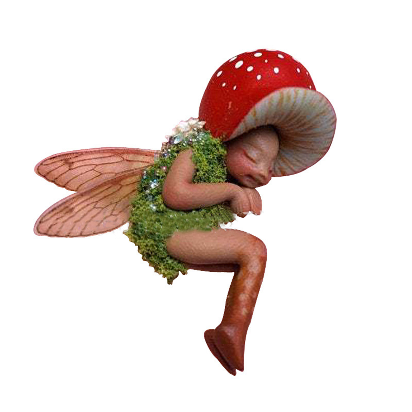 Mini Sleeping Mushroom Fairy Statue Hand Painted Resin Crafts Ornament for Home Garden Office Decorations Artware Children Gifts Mini Sleeping Mushroom Fairy Statue Hand Painted Resin Crafts Ornament for Home Garden Office Decorations Artware Children Gifts
