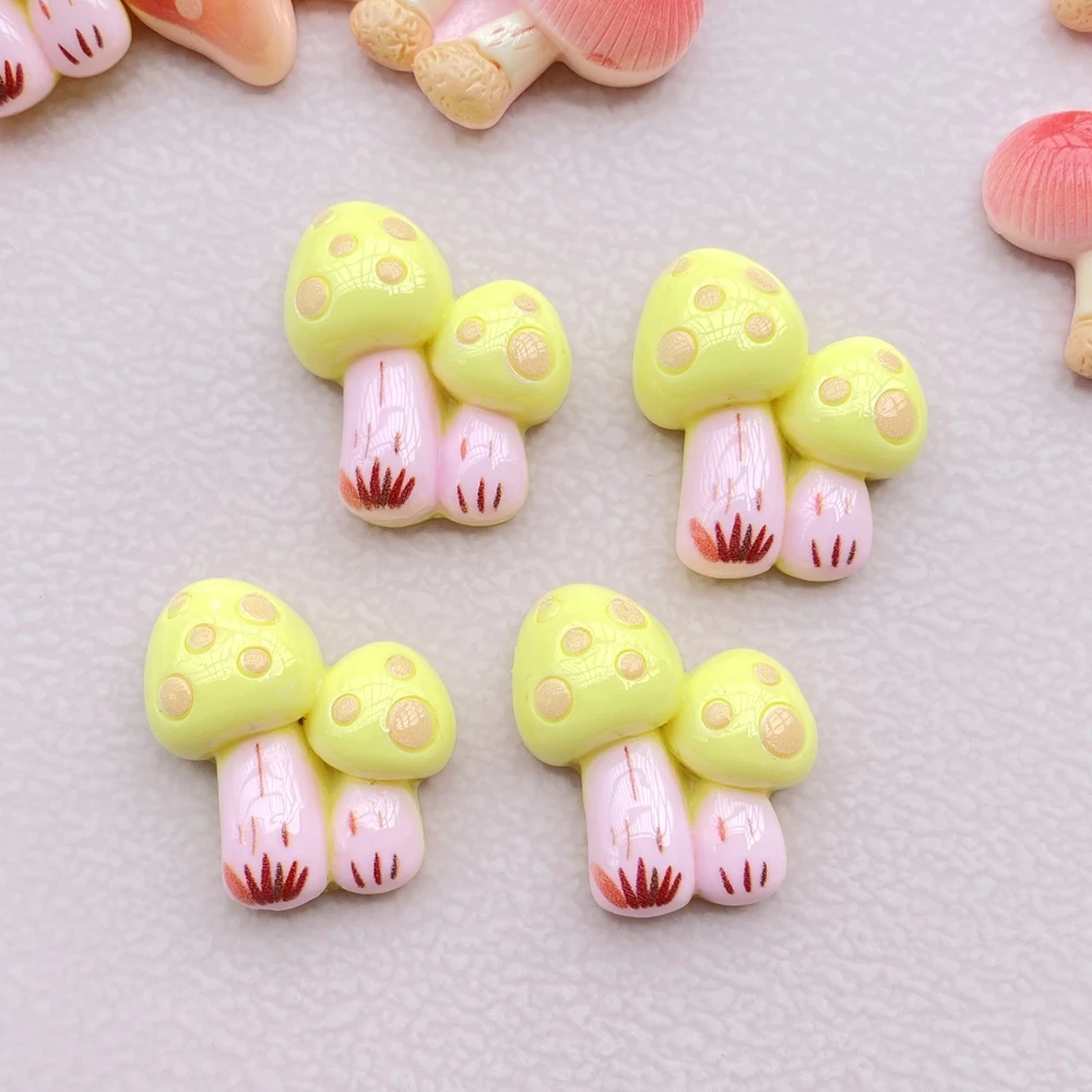 10Pcs New Resin Cartoon Mushroom Series Flat Back Cabochons Scrapbooking DIY Jewelry Craft Decoration Accessories 10Pcs New Resin Cartoon Mushroom Series Flat Back Cabochons Scrapbooking DIY Jewelry Craft Decoration Accessories