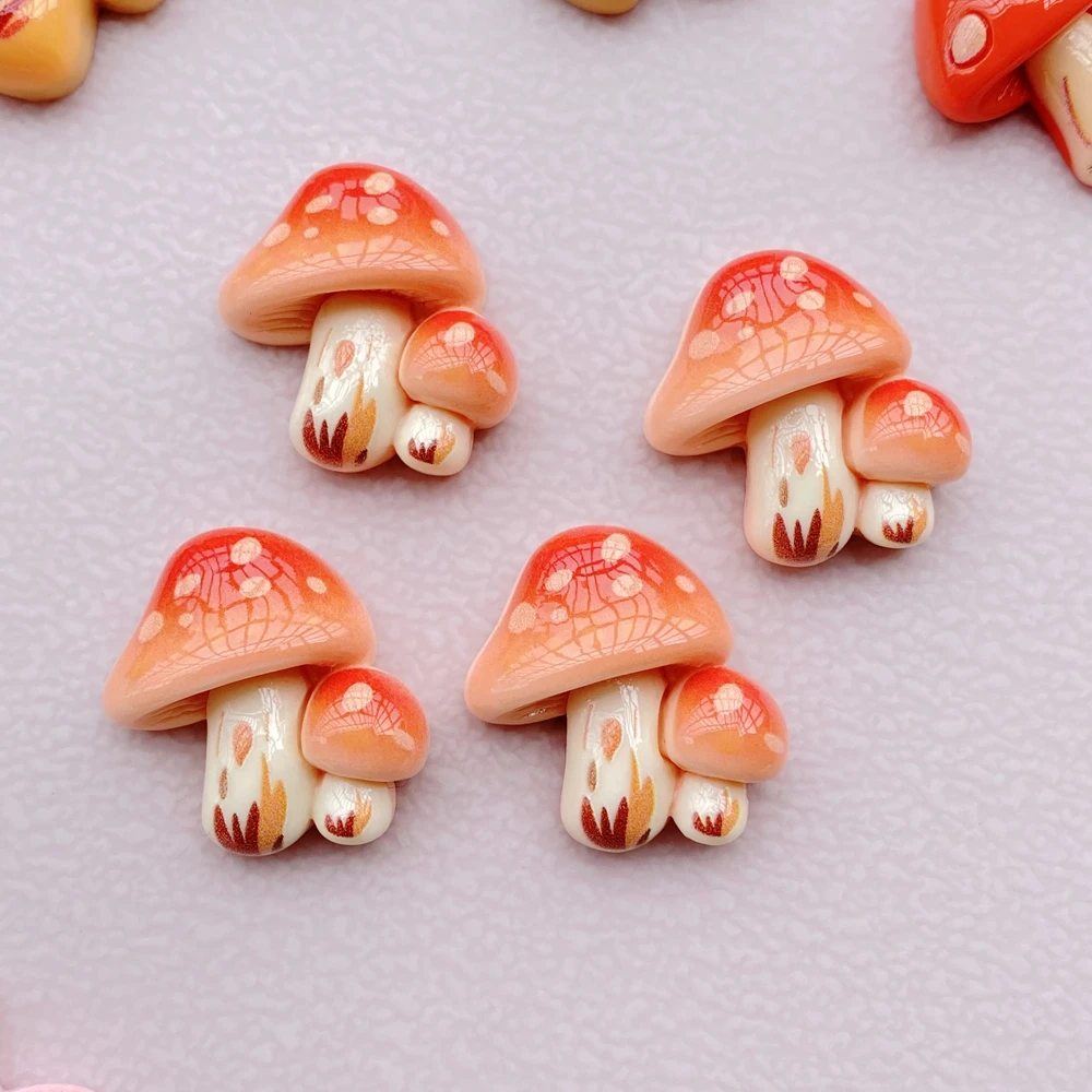 10Pcs New Resin Cartoon Mushroom Series Flat Back Cabochons Scrapbooking DIY Jewelry Craft Decoration Accessories 10Pcs New Resin Cartoon Mushroom Series Flat Back Cabochons Scrapbooking DIY Jewelry Craft Decoration Accessories