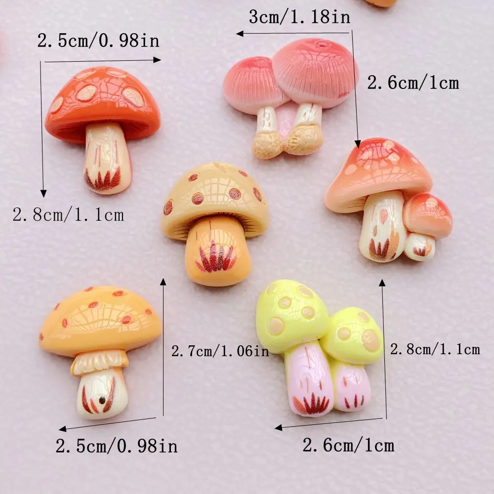 10Pcs New Resin Cartoon Mushroom Series Flat Back Cabochons Scrapbooking DIY Jewelry Craft Decoration Accessories 10Pcs New Resin Cartoon Mushroom Series Flat Back Cabochons Scrapbooking DIY Jewelry Craft Decoration Accessories