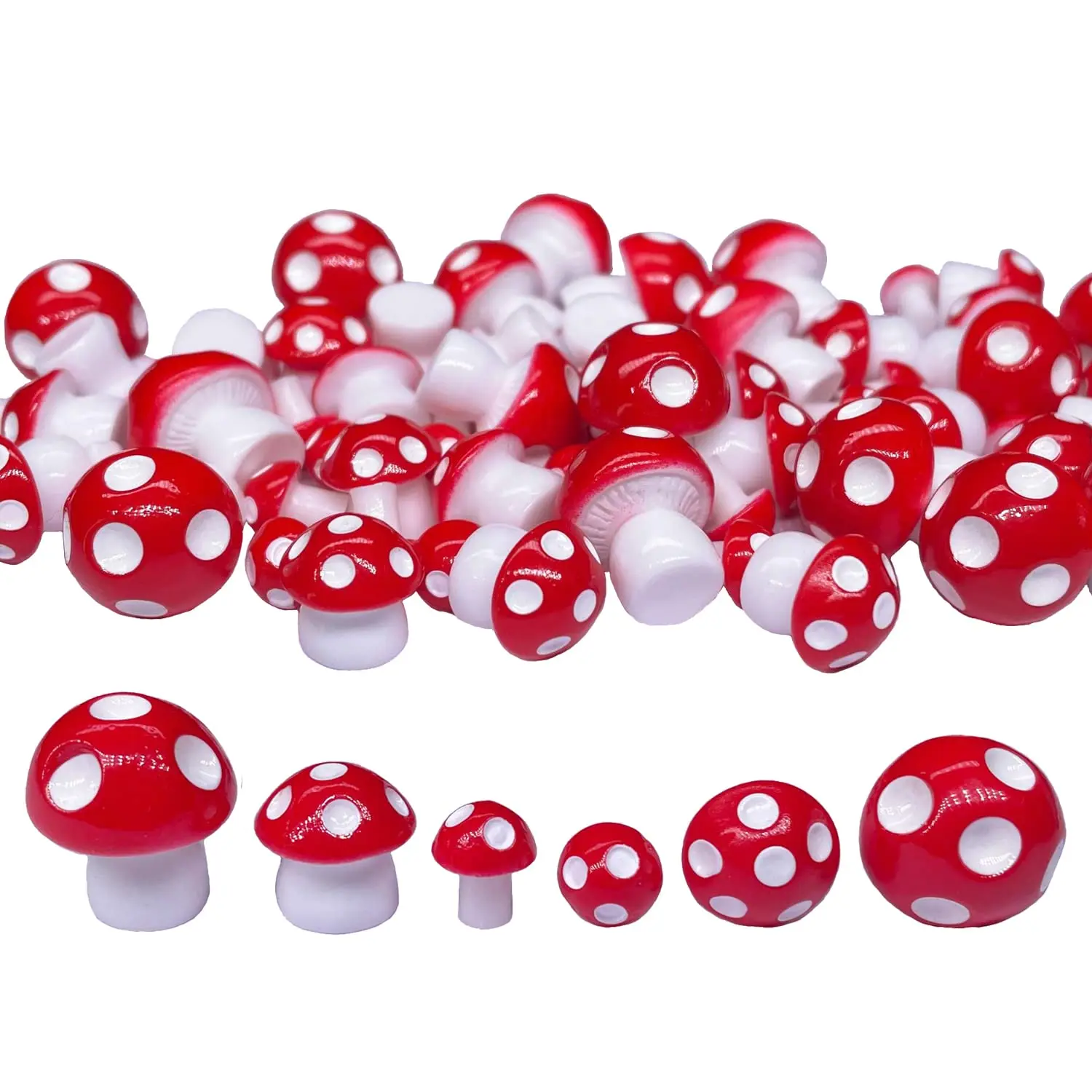 50PCS Colorful Tiny Mushrooms Miniature Figurines Ornament Fairy Garden Moss Landscape Ornaments for Outdoor Decoration 50PCS Colorful Tiny Mushrooms Miniature Figurines Ornament Fairy Garden Moss Landscape Ornaments for Outdoor Decoration