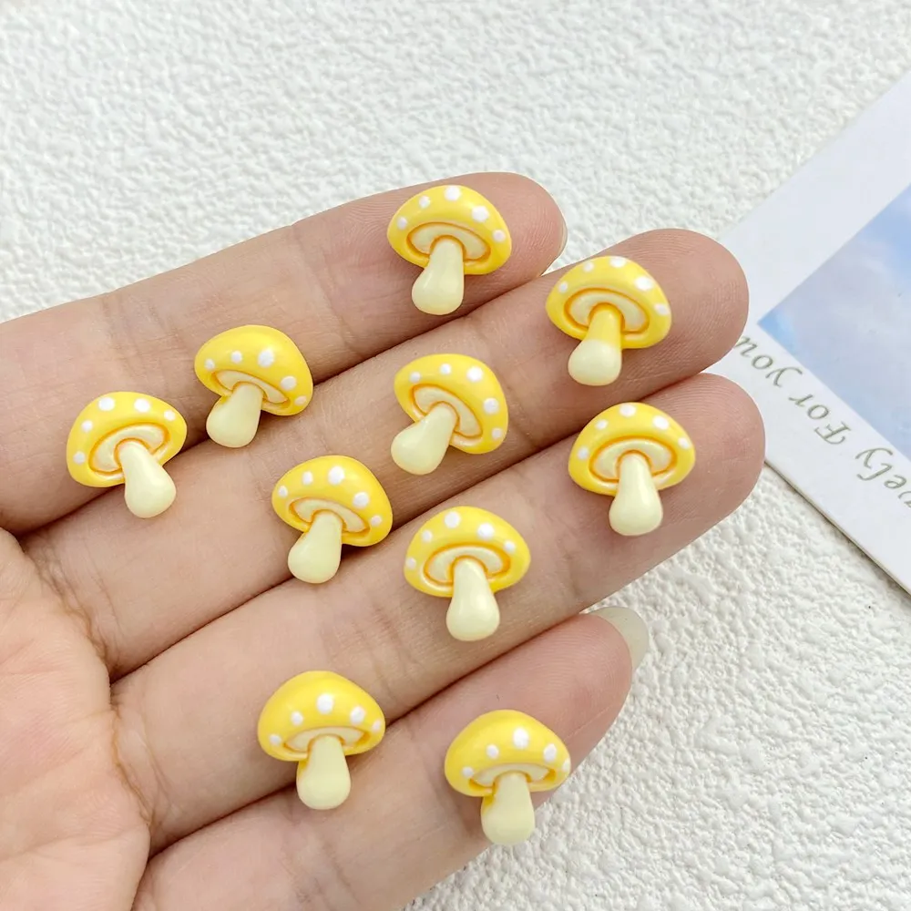 30Pcs New Cute Resin Small Mushroom Flat Back Ornament Jewelry Making Manicure Hairwear Accessorie 30Pcs New Cute Resin Small Mushroom Flat Back Ornament Jewelry Making Manicure Hairwear Accessorie