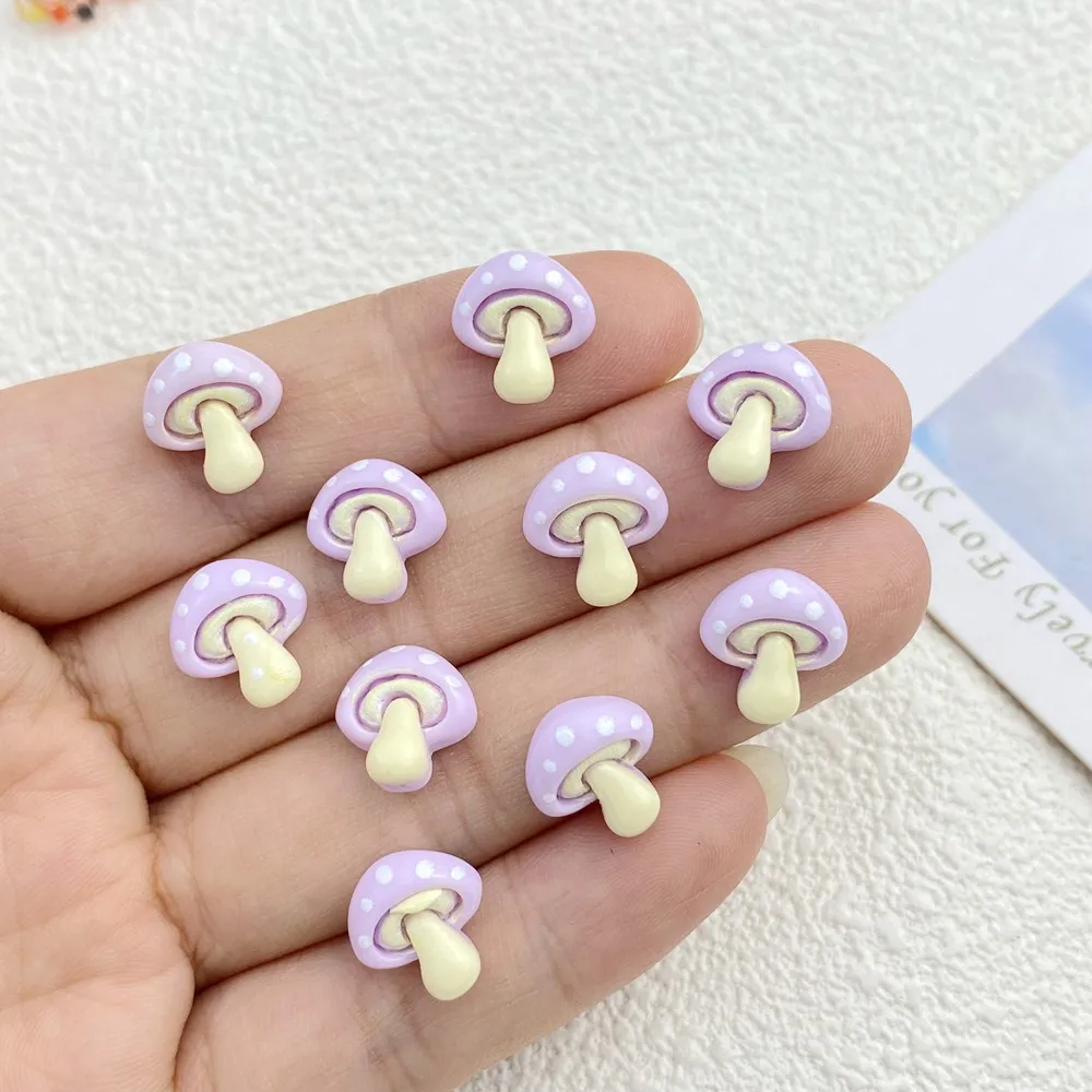 30Pcs New Cute Resin Small Mushroom Flat Back Ornament Jewelry Making Manicure Hairwear Accessorie 30Pcs New Cute Resin Small Mushroom Flat Back Ornament Jewelry Making Manicure Hairwear Accessorie