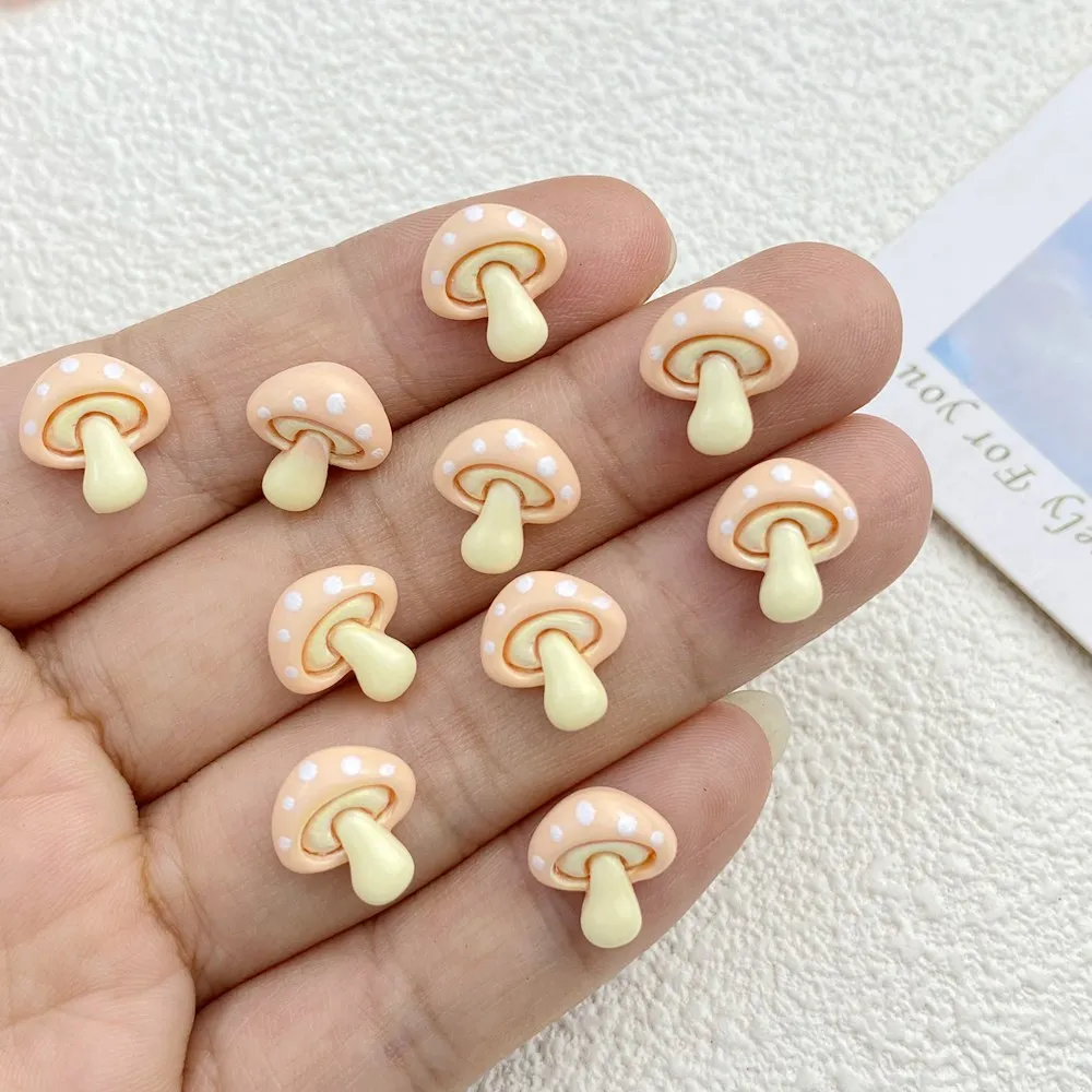 30Pcs New Cute Resin Small Mushroom Flat Back Ornament Jewelry Making Manicure Hairwear Accessorie 30Pcs New Cute Resin Small Mushroom Flat Back Ornament Jewelry Making Manicure Hairwear Accessorie