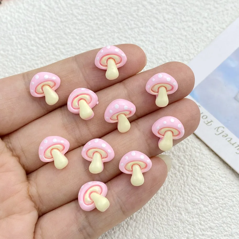 30Pcs New Cute Resin Small Mushroom Flat Back Ornament Jewelry Making Manicure Hairwear Accessorie 30Pcs New Cute Resin Small Mushroom Flat Back Ornament Jewelry Making Manicure Hairwear Accessorie