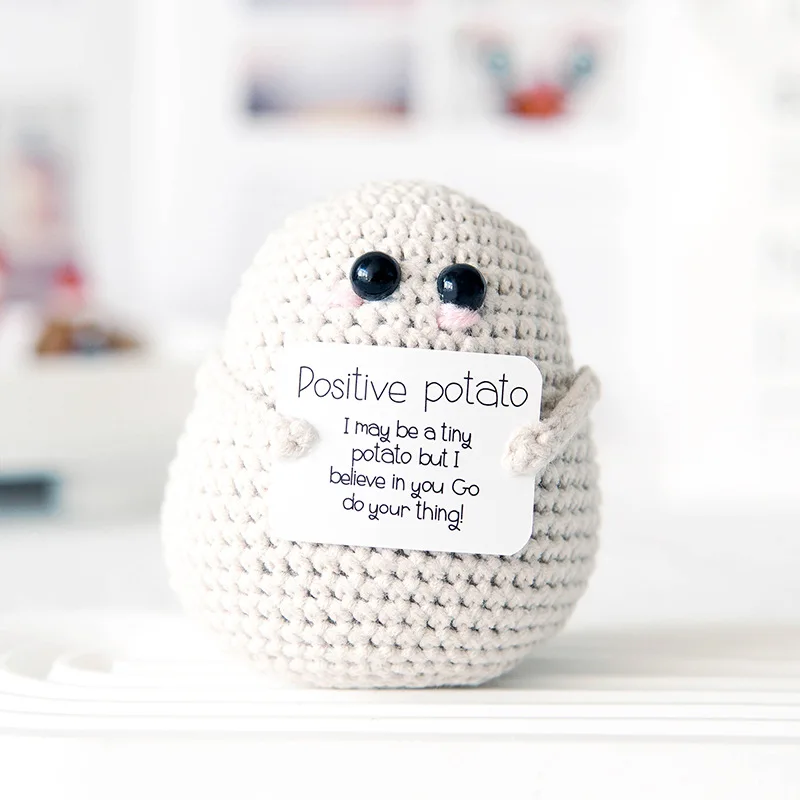 Personalized Big Butt Potato Cute Crochet Positive Potato Doll Home Room Decor Christmas Birthday Friends Party Decoration Gift