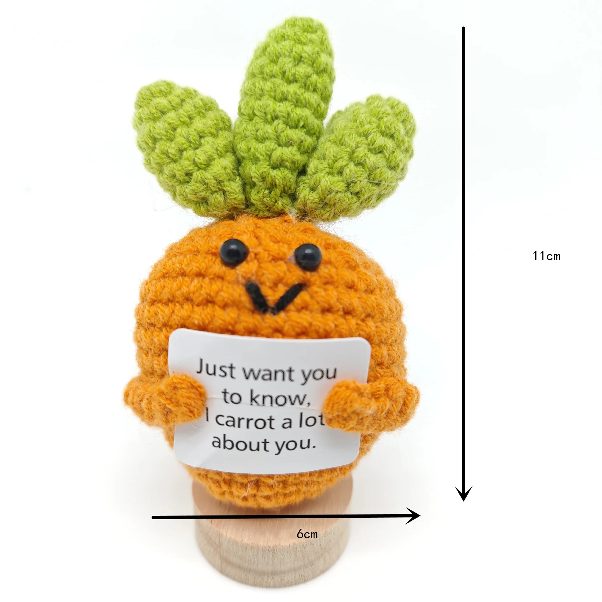 Funny Crochet Positive Energy Shark Doll With Card Emotional Support Crochet Cute Knitted Woolen Bee Room Decor Christmas Gifts