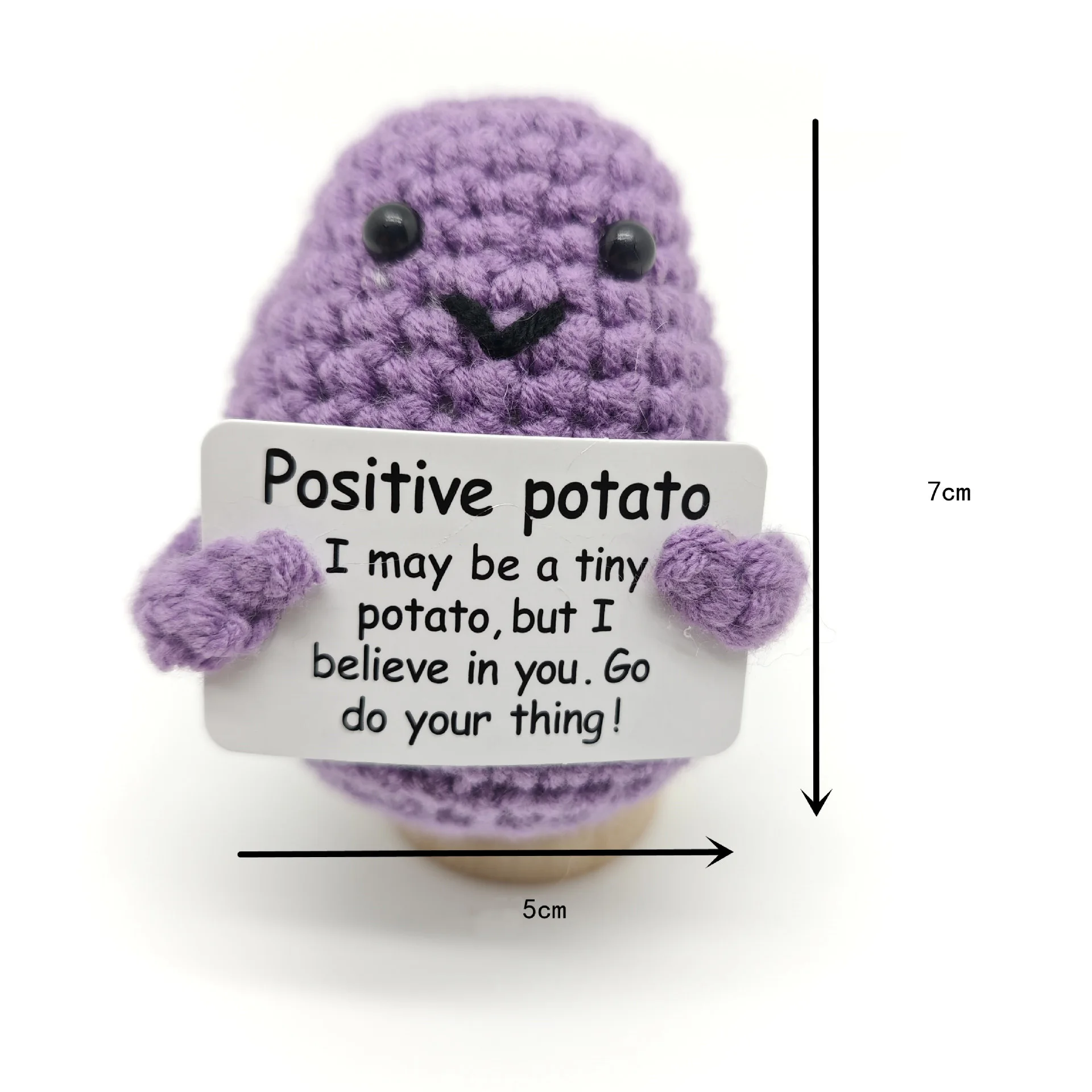 Funny Crochet Positive Energy Shark Doll With Card Emotional Support Crochet Cute Knitted Woolen Bee Room Decor Christmas Gifts