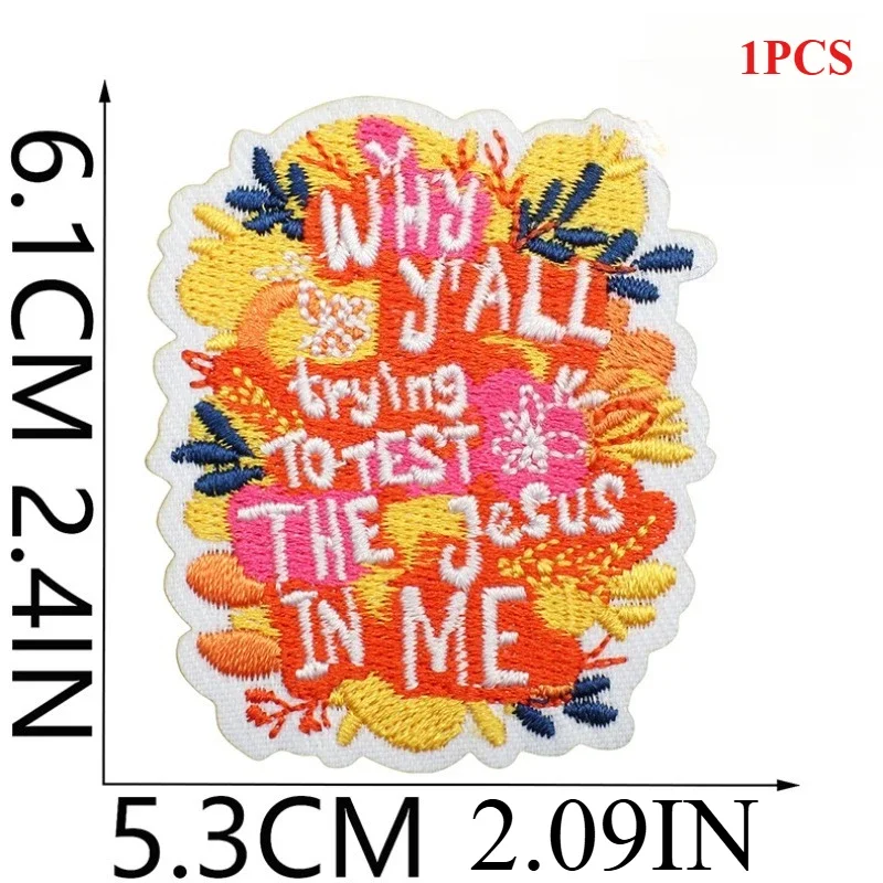 Positive Energy Embroidery Cloth Sticker Clothes Decoration Inspirational Quotes Patch Sticker Embroidery Chapter Zai Da Ai Positive Energy Embroidery Cloth Sticker Clothes Decoration Inspirational Quotes Patch Sticker Embroidery Chapter Zai Da Ai
