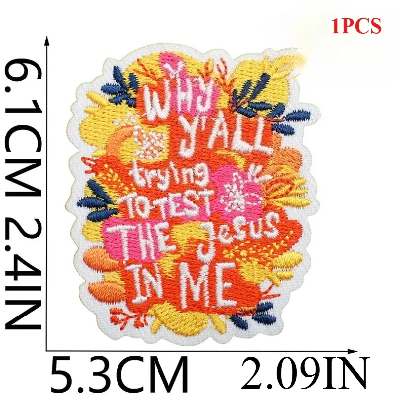 Positive Energy Embroidery Cloth Sticker Clothes Decoration Inspirational Quotes Patch Sticker Embroidery Chapter Zai Da Ai Positive Energy Embroidery Cloth Sticker Clothes Decoration Inspirational Quotes Patch Sticker Embroidery Chapter Zai Da Ai