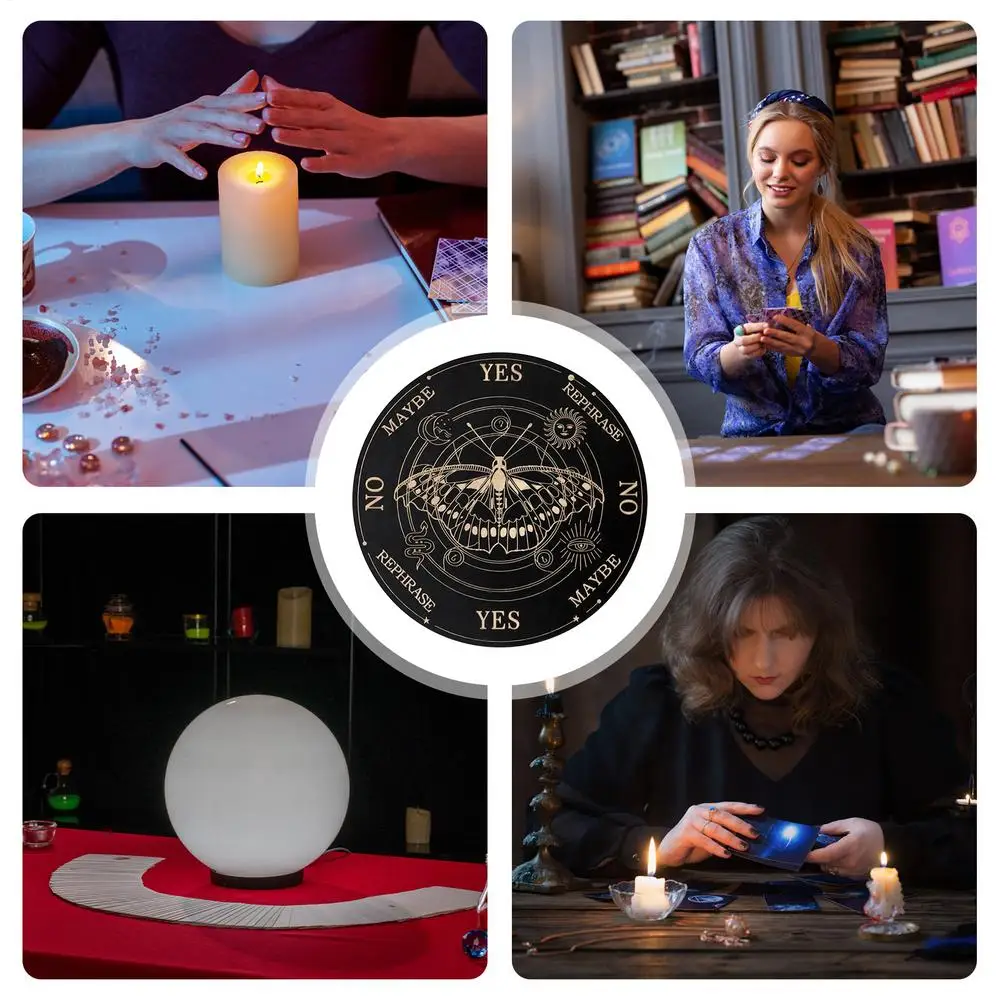 Spirit Board Pendulum Wooden Decorative Message Planchette Boards With Letters Spirit Decorations Ouija Board Game For Themed