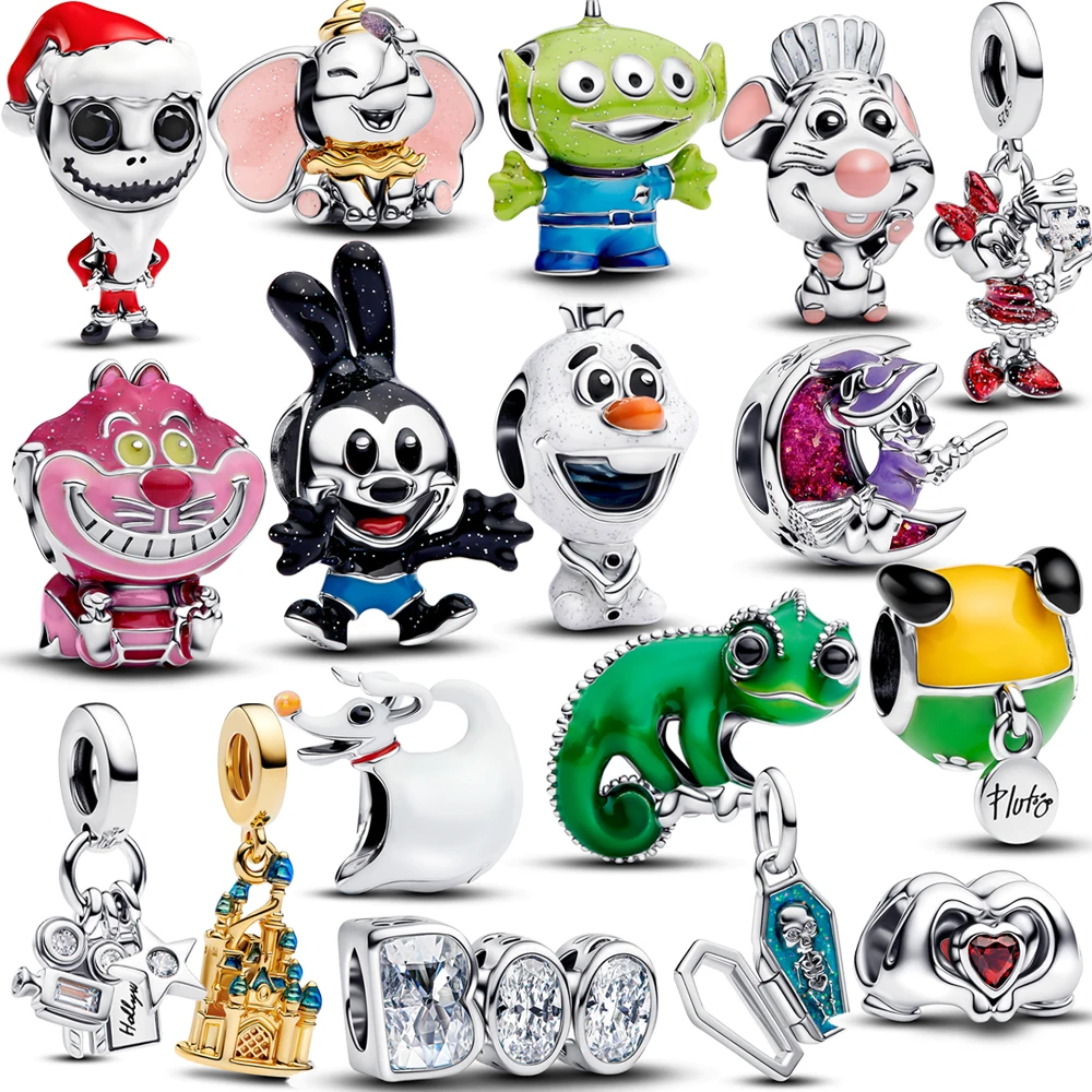 New Fit Original Charm Bracelets Minnie Dumbo Olaf Dangle Charm Beads Pendant Jewelry New Fit Original Charm Bracelets Minnie Dumbo Olaf Dangle Charm Beads Pendant Jewelry