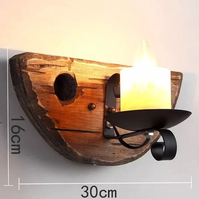 Retro Wooden Wall Lamp for Living Room Wood LED Sconces Cafe Bar Bedroom Bedside Industrial Style Home Decor Wall Light Fixtures Retro Wooden Wall Lamp for Living Room Wood LED Sconces Cafe Bar Bedroom Bedside Industrial Style Home Decor Wall Light Fixtures