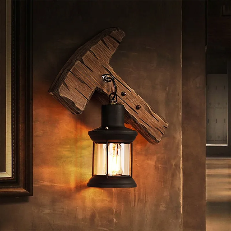 Retro Wooden Wall Lamp for Living Room Wood LED Sconces Cafe Bar Bedroom Bedside Industrial Style Home Decor Wall Light Fixtures Retro Wooden Wall Lamp for Living Room Wood LED Sconces Cafe Bar Bedroom Bedside Industrial Style Home Decor Wall Light Fixtures