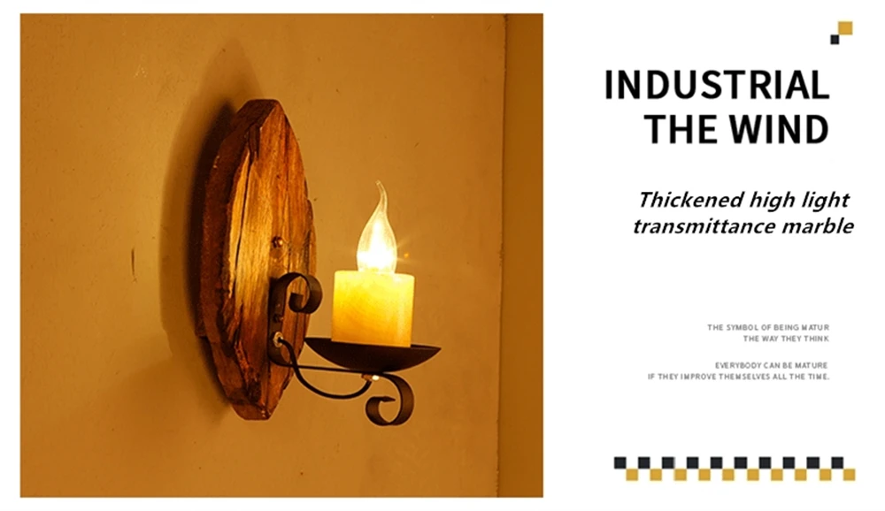 Industrial Wood Wall Lamp Vintage Loft Home Decoration Wall Light Sconces Metal Glass Lampshad For Living Room Bedside Lighting Industrial Wood Wall Lamp Vintage Loft Home Decoration Wall Light Sconces Metal Glass Lampshad For Living Room Bedside Lighting