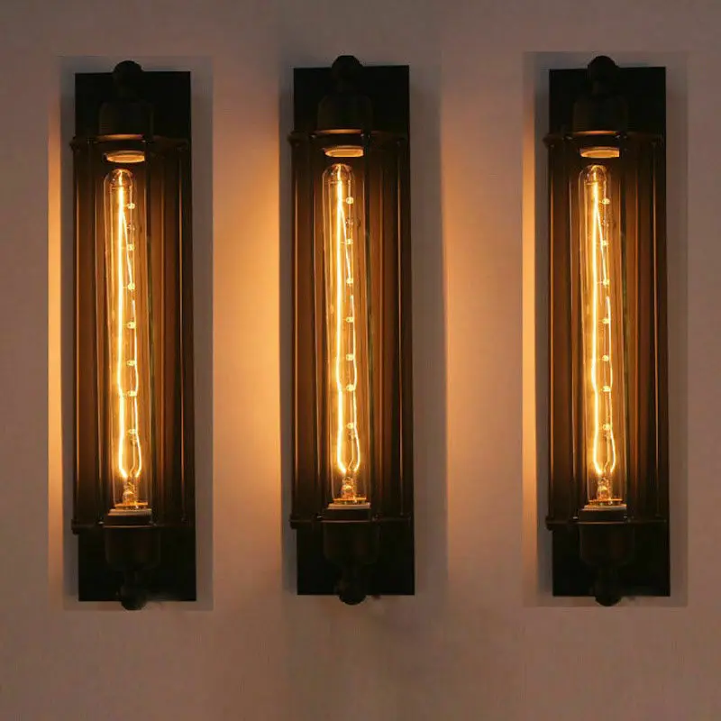 Retro Vintage Edison LED E27 Wall Lamp Modern Corridor Vintage Industrial 90-260V Filament Home Decoration Indoor Light