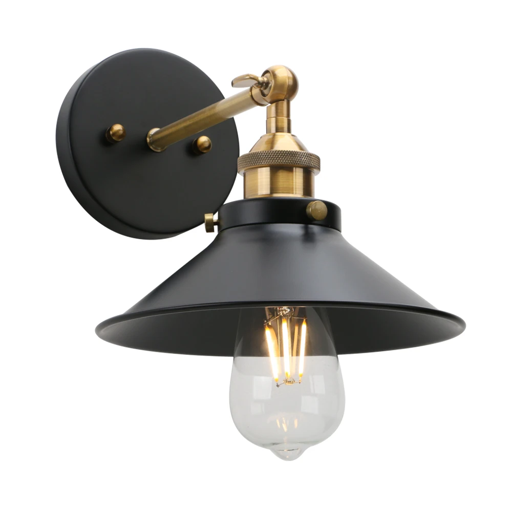 Phansthy 7.87 Inches Vintage Industrial Metal Wall Sconce Lighting 180 Degree Adjustable Wall Lamp Phansthy 7.87 Inches Vintage Industrial Metal Wall Sconce Lighting 180 Degree Adjustable Wall Lamp