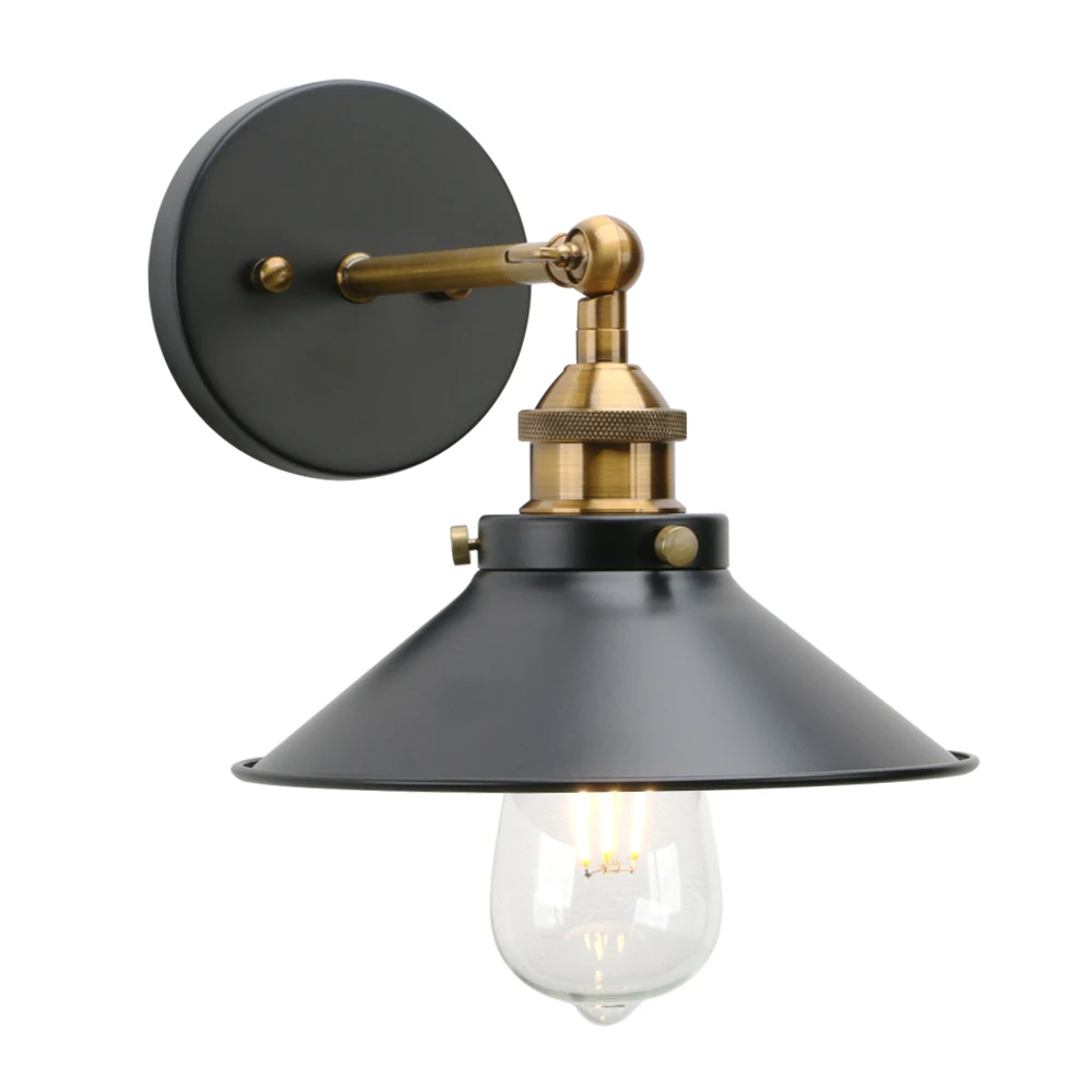Phansthy 7.87 Inches Vintage Industrial Metal Wall Sconce Lighting 180 Degree Adjustable Wall Lamp Phansthy 7.87 Inches Vintage Industrial Metal Wall Sconce Lighting 180 Degree Adjustable Wall Lamp