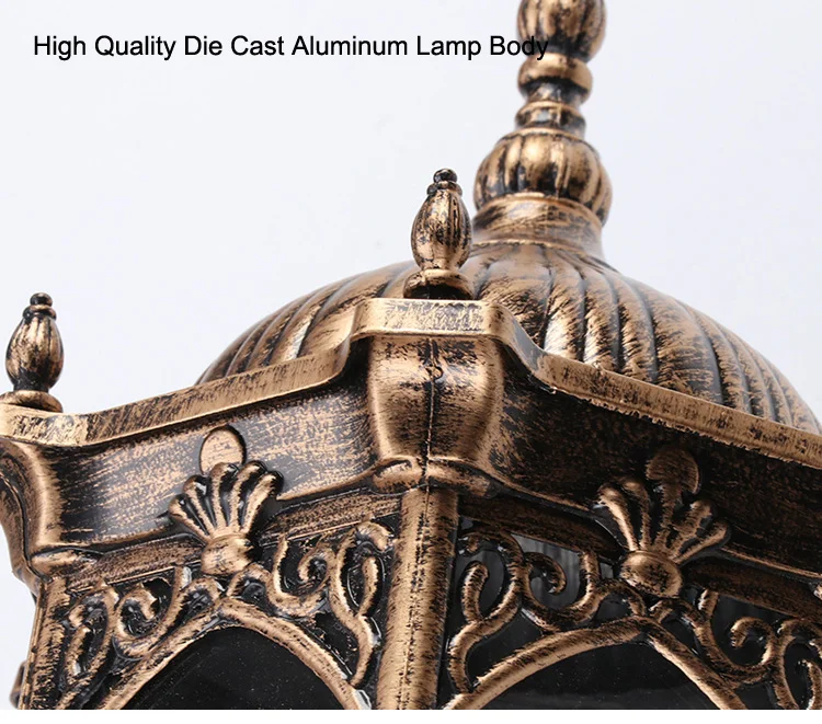 Retro Outdoor Waterproof Antirust E27 Wall Lamp Garden Gateway Sconce Courtyard Corridor Villa Bra Residential Balcony Lights