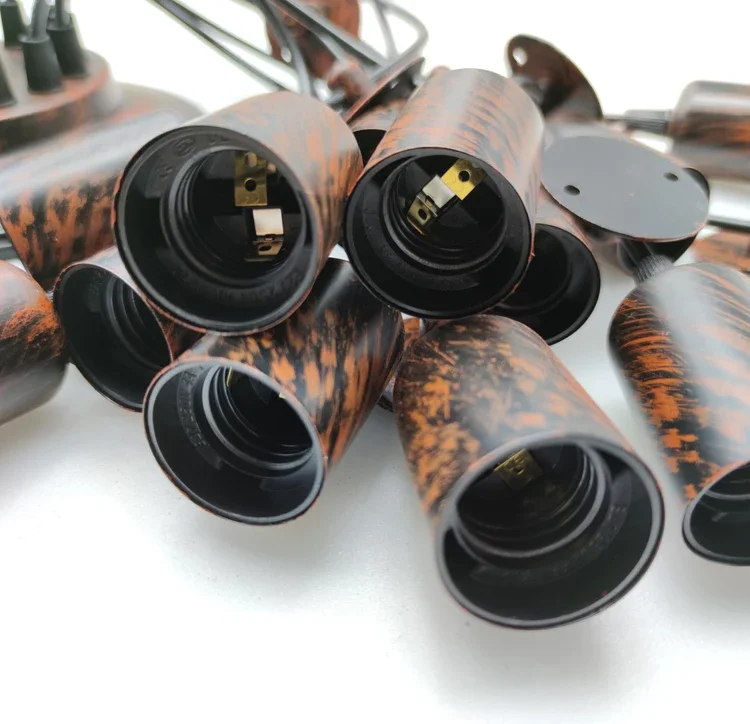 Heavenly Maid Chandelier Vintage Industrial Style Creative Bar Coffee Restaurant Clothing Shop Multi-head Spider Lamp Bronze