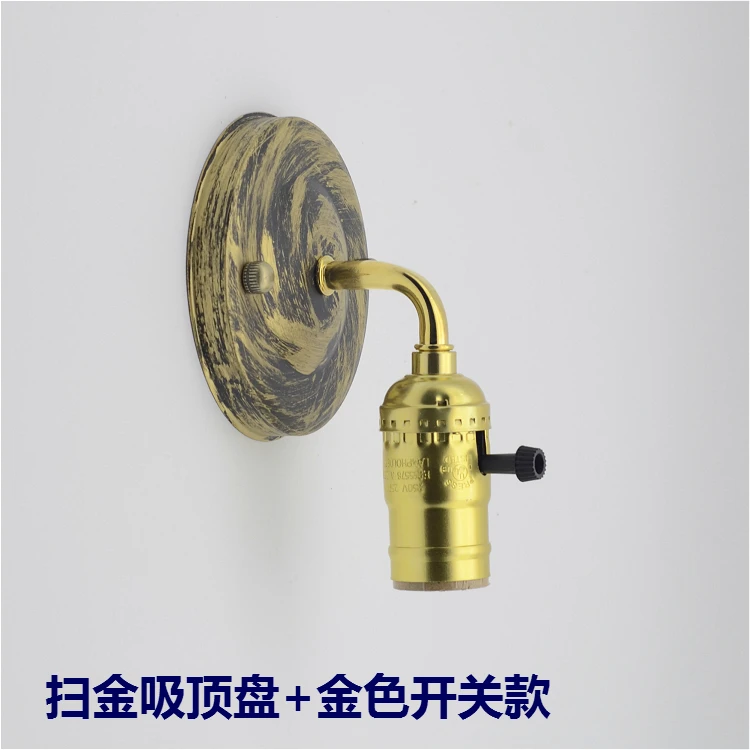 Wall Decor  Lamp for Bedroom Retro Aluminum Head Wall Lamp Seat Bar Balcony Aisle Bedroom Bedside Guest Restaurant Lighting